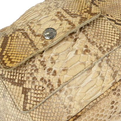 Prada * Beige Python Handbag