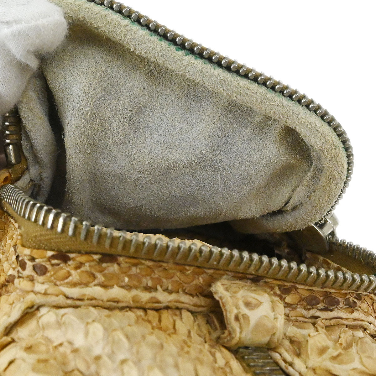 Prada * Beige Python Handbag