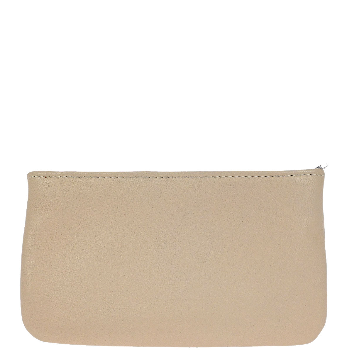 Loewe Beige Leather Coin Purse Wallet