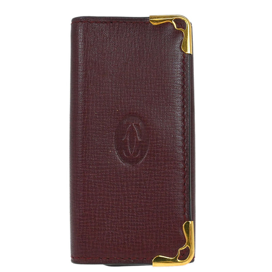 Cartier Bordeaux Must de Cartier Key Case Small Good