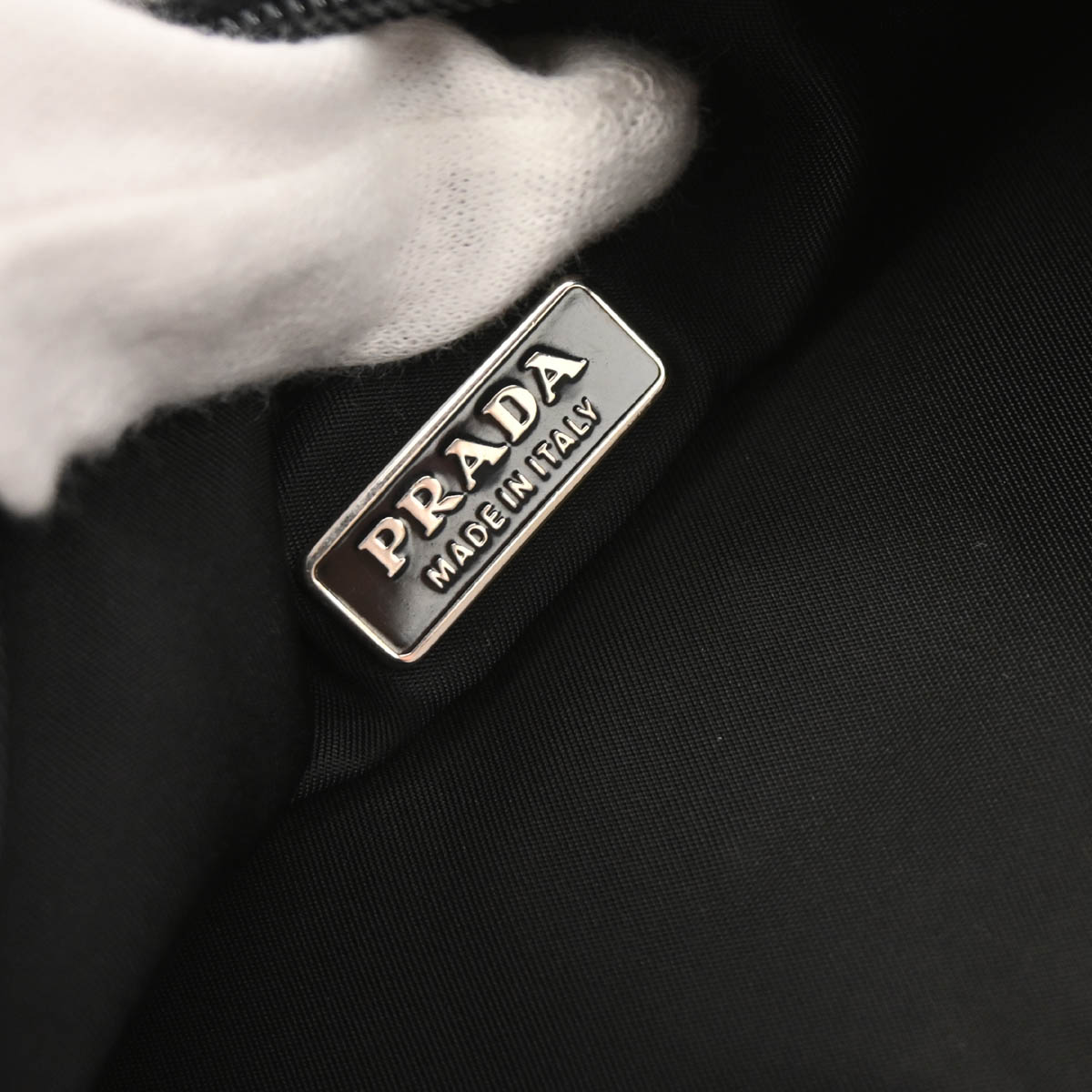 Prada Black Nylon Handbag