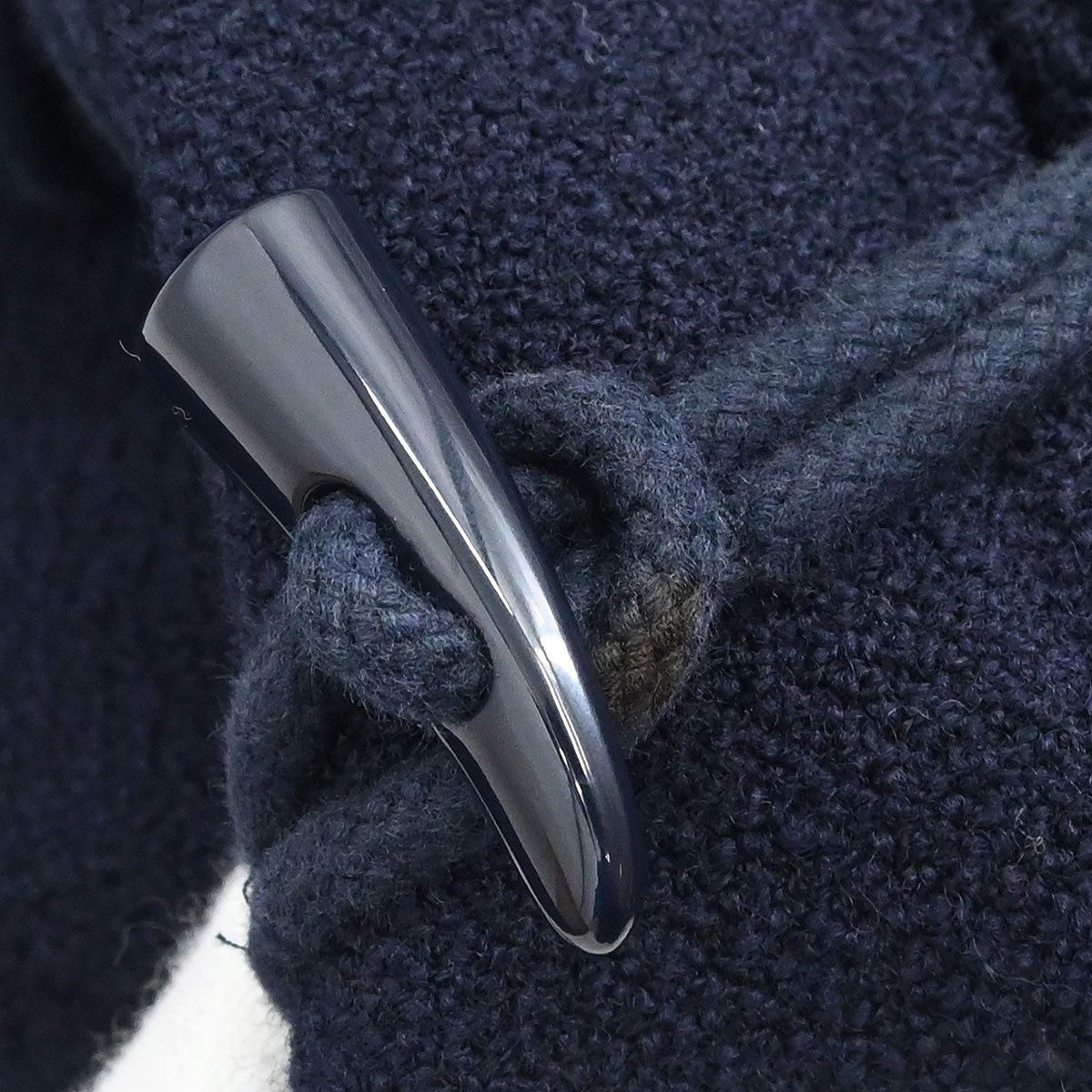 Chanel 2006 Hoodie Duffel Coat Navy #36