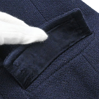 Chanel 2006 Hoodie Duffel Coat Navy #36