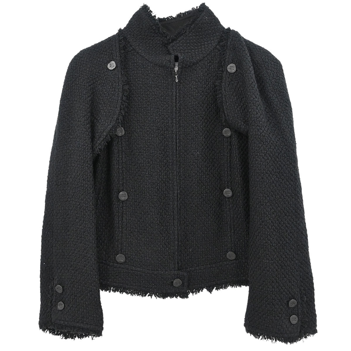 Chanel 2006 Ensemble Jacket Sleeveless Top Black #38