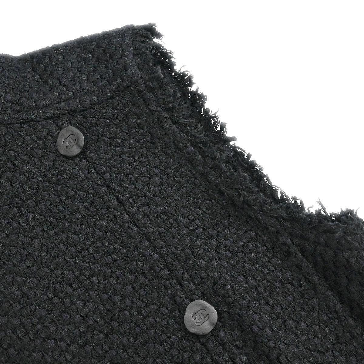 Chanel 2006 Ensemble Jacket Sleeveless Top Black #38