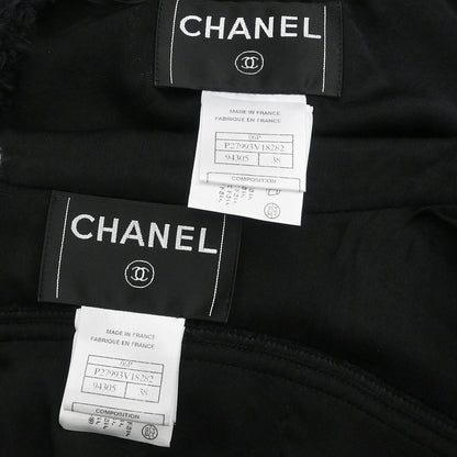 Chanel 2006 Ensemble Jacket Sleeveless Top Black #38