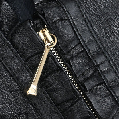 Gucci Zip Up Collarless Jacket Black #38