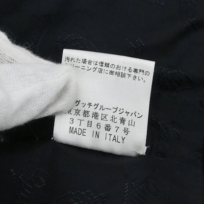 Gucci Zip Up Collarless Jacket Black #38