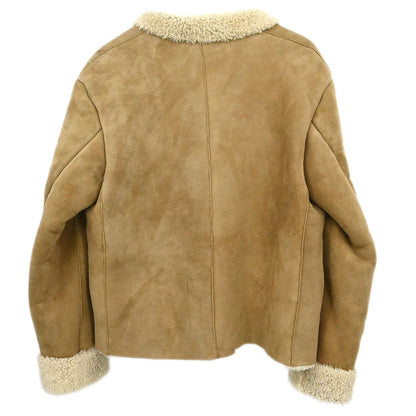 Gucci Single Breasted Jacket Mouton Brown #38