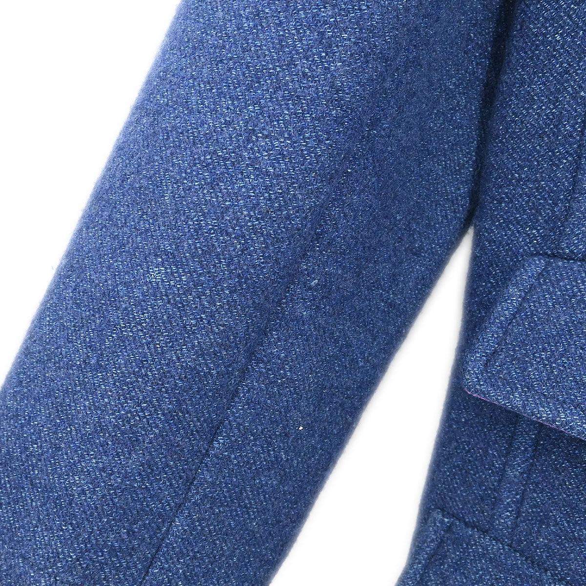 Chanel 2007 Double Breasted Jacket Blue #44