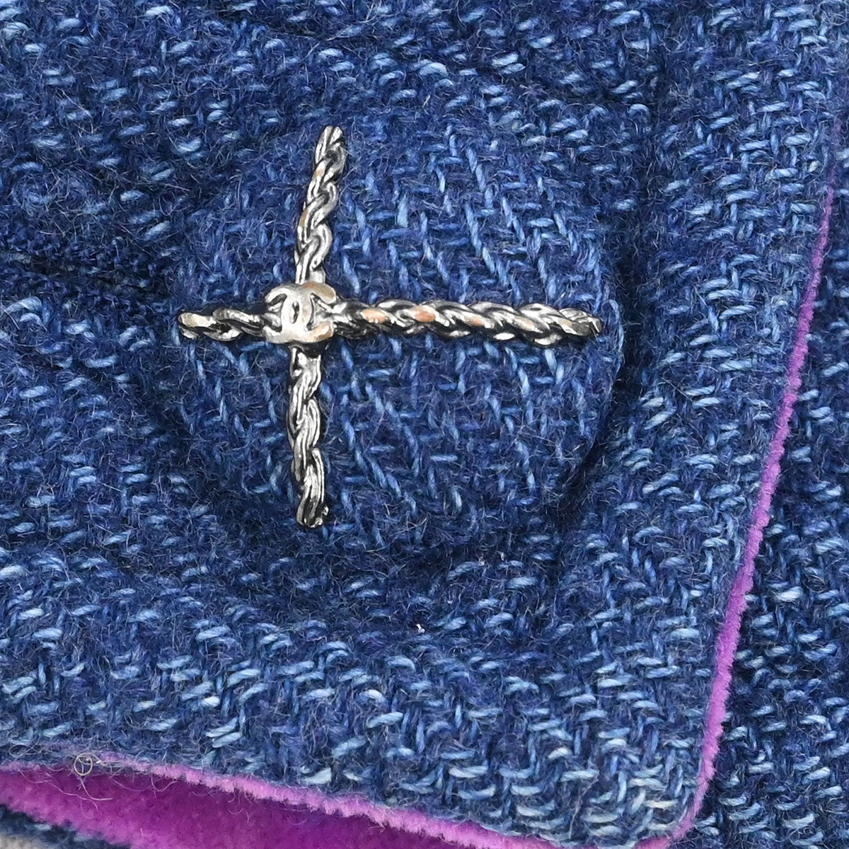 Chanel 2007 Double Breasted Jacket Blue #44