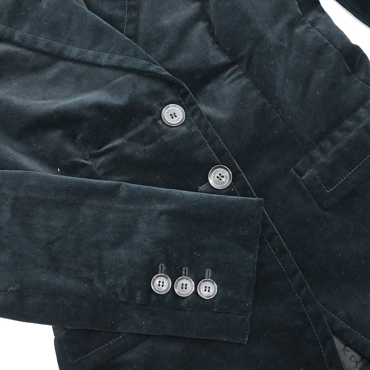 Gucci 2007 Single Breasted Jacket Navy #38