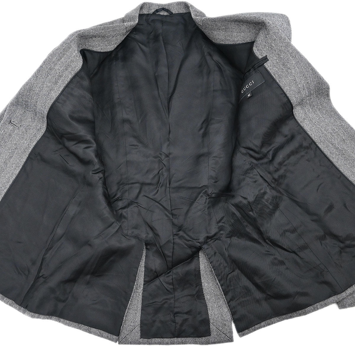 Gucci 2000 Setup Suit Jacket Skirt Gray #42