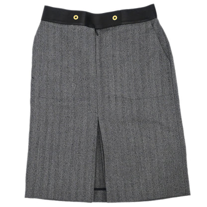 Gucci 2000 Setup Suit Jacket Skirt Gray #42