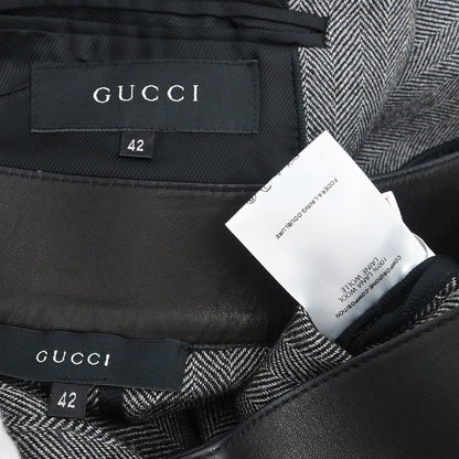 Gucci 2000 Setup Suit Jacket Skirt Gray #42