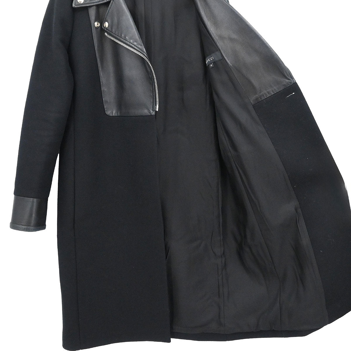 Gucci 2014 Single Breasted Coat Black #38