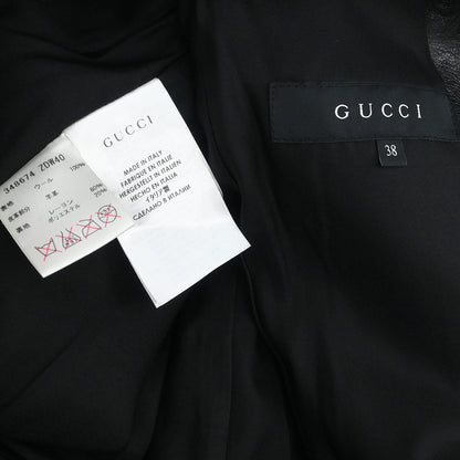 Gucci 2014 Single Breasted Coat Black #38