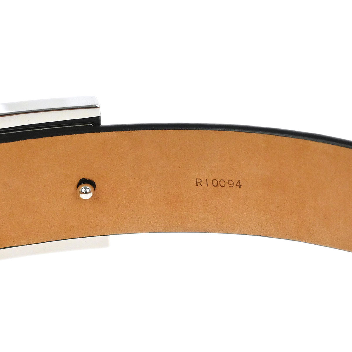 Louis Vuitton Black Ceinture Belt LV Stamp M6896S #100/40