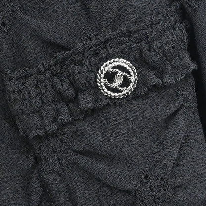 Chanel 2010 Setup Cardigan Dress Black #42
