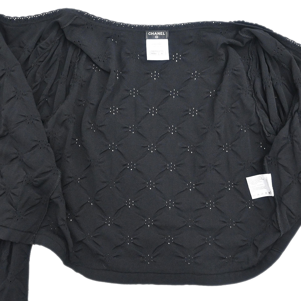 Chanel 2010 Setup Cardigan Dress Black #42