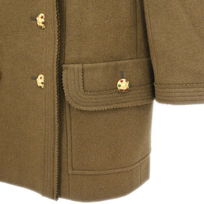 Chanel 1996 Double Breasted Jacket Brown #38