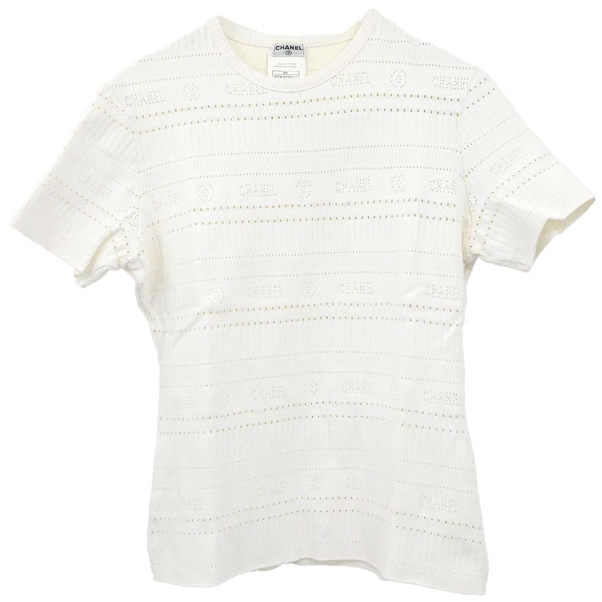 Chanel 1997 Top T-shirt White #44