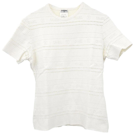 Chanel 1997 Top T-shirt White #44