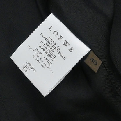 Loewe Single Breasted Jacket Black #40