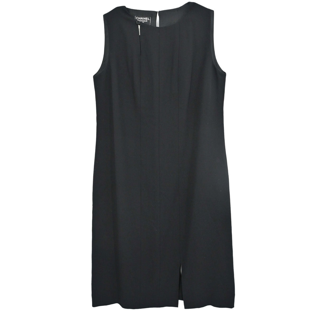 Chanel 1998 Sleeveless Dress Black #42