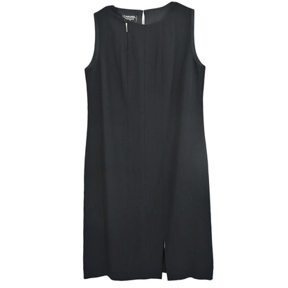 Chanel 1998 Sleeveless Dress Black #42
