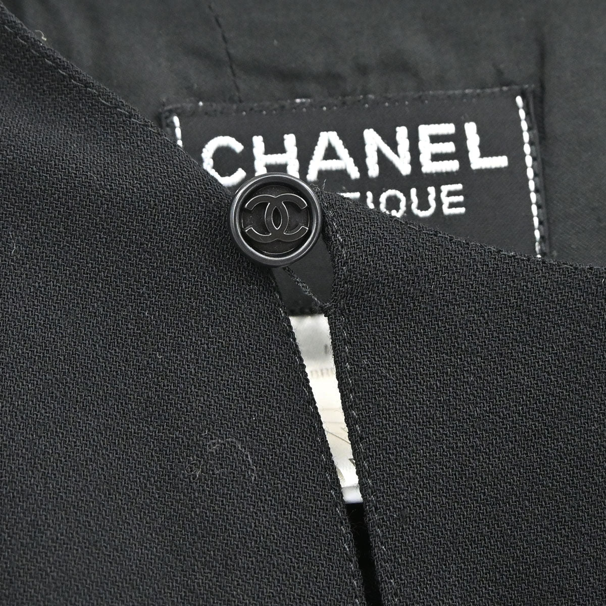Chanel 1998 Sleeveless Dress Black #42