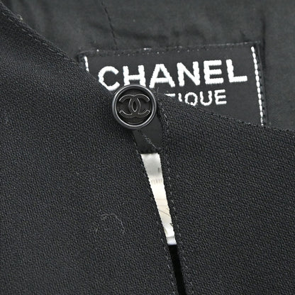 Chanel 1998 Sleeveless Dress Black #42