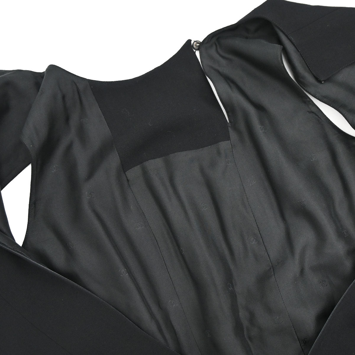 Chanel 1998 Sleeveless Dress Black #42