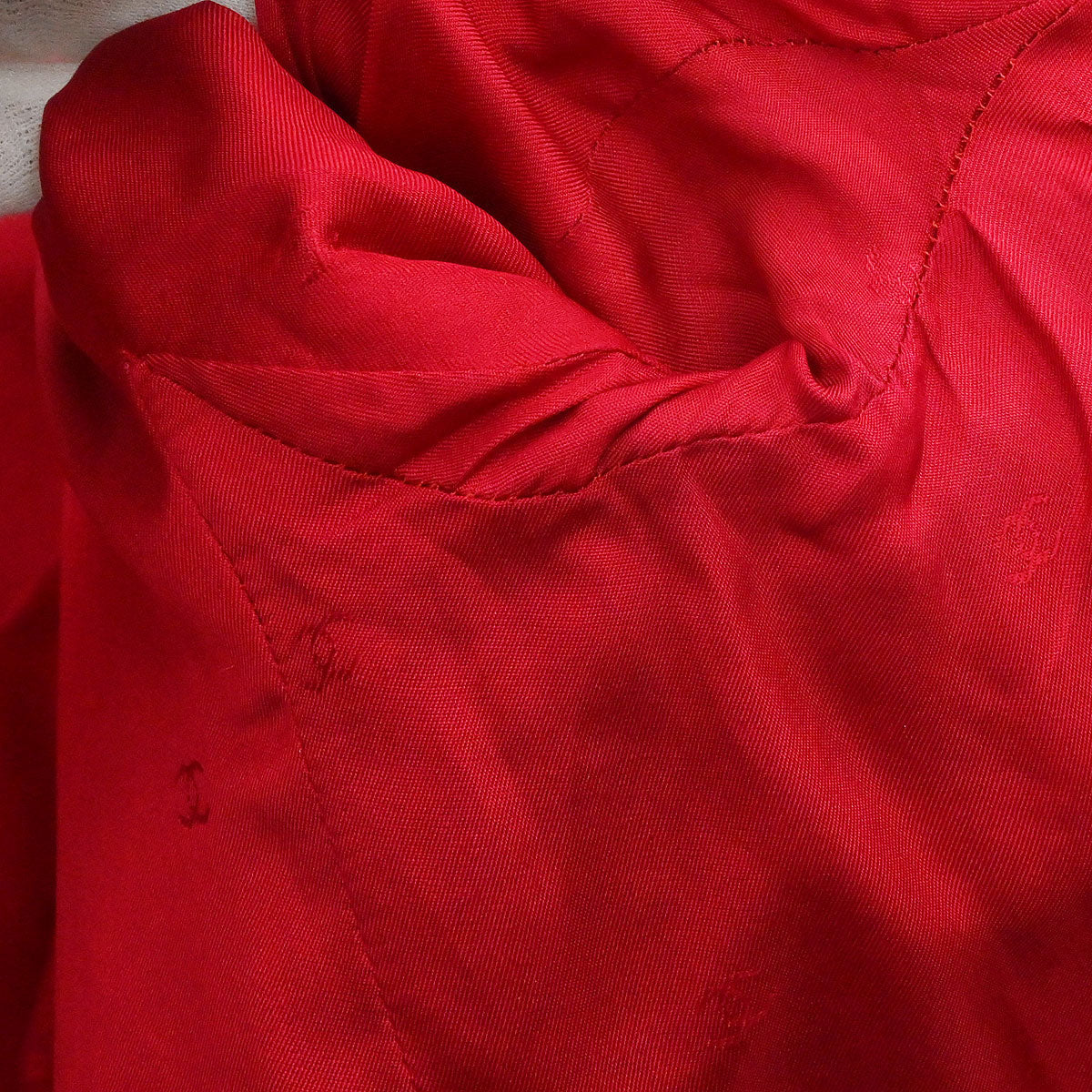 Chanel Single Breasted Jacket Tweed Red #40