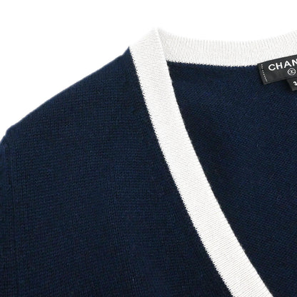 Chanel 2018 Cardigan Navy #36