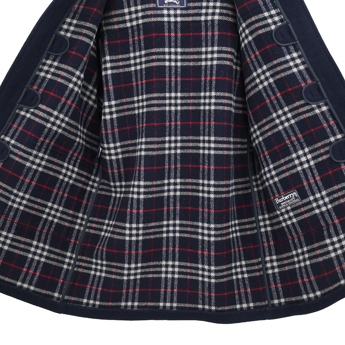 Burberrys Duffel Coat Navy