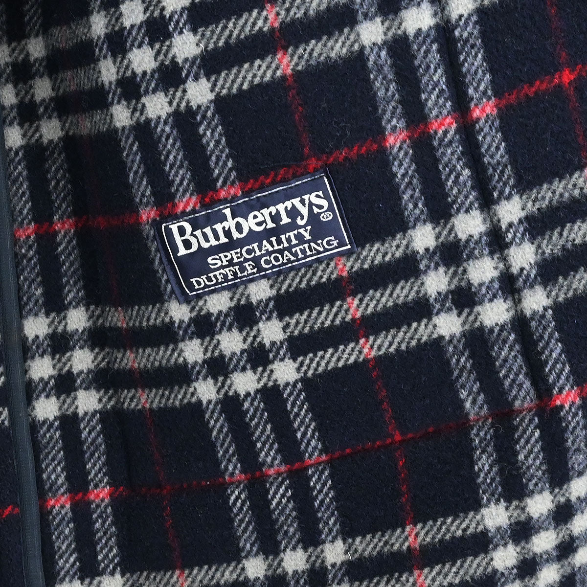 Burberrys Duffel Coat Navy