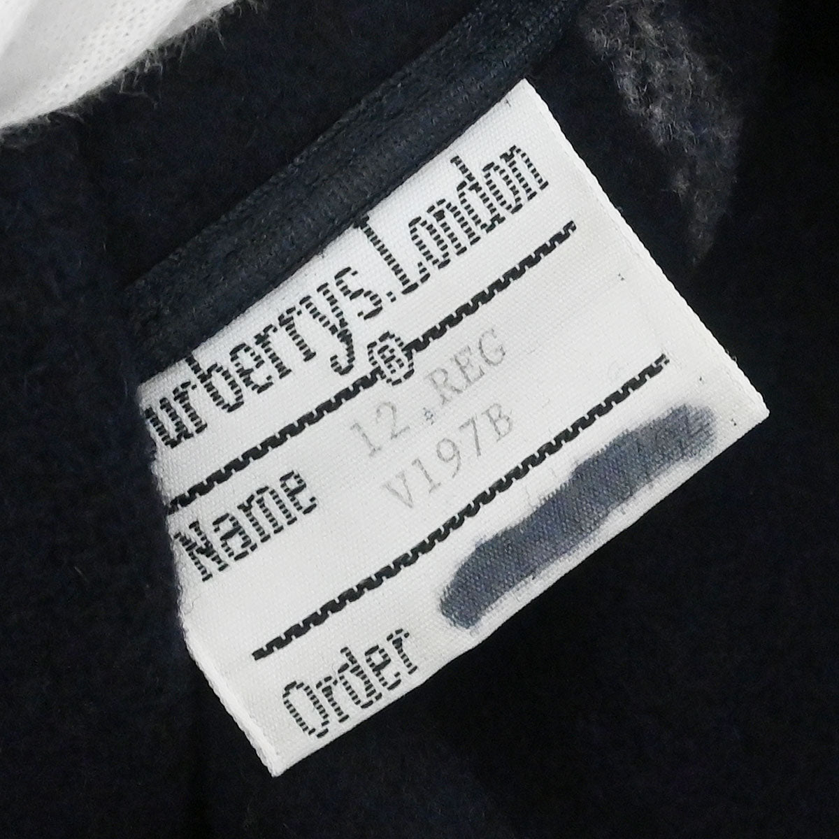 Burberrys Duffel Coat Navy