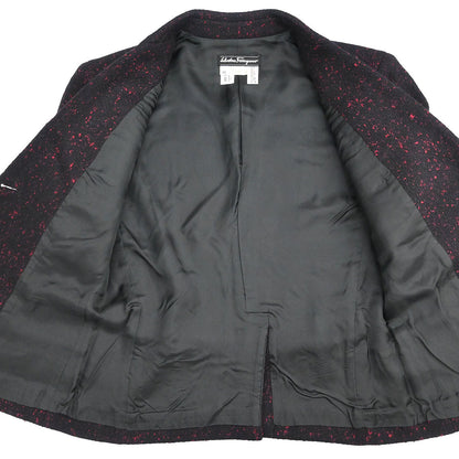 Salvatore Ferragamo Setup Suit Jacket Skirt Black #40