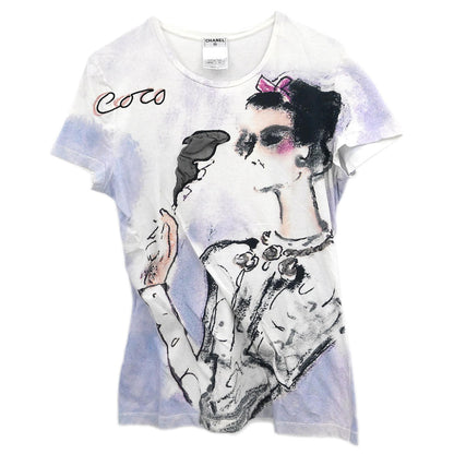 Chanel 2010 T-shirt Top Purple #42