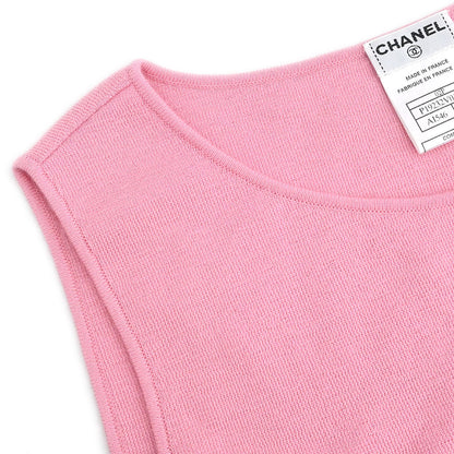 Chanel 2002 Sleeveless Tank Top Pink #38