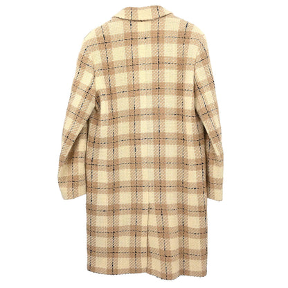 Chanel 1996 Single Breasted Coat Beige #42