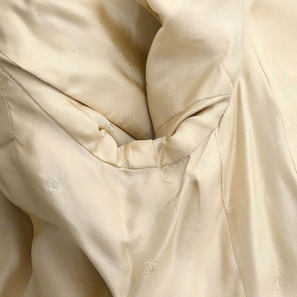 Chanel 1996 Single Breasted Coat Beige #42