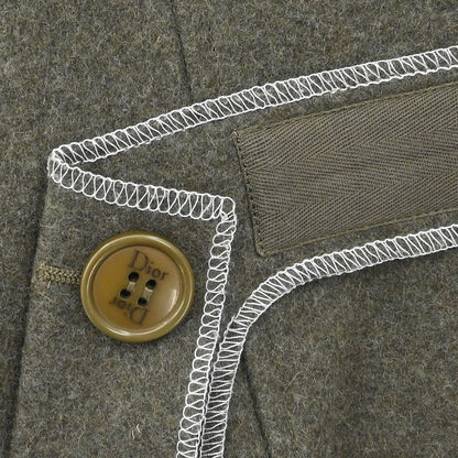 Christian Dior 2006 Single Breasted Jacket Khaki #38