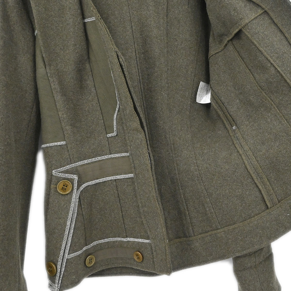 Christian Dior 2006 Single Breasted Jacket Khaki #38