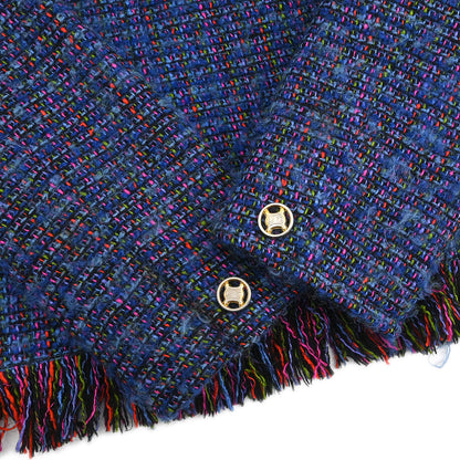 Celine Setup Suit Jacket Skirt Blue #38