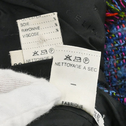 Celine Setup Suit Jacket Skirt Blue #38