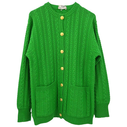 Celine Set Cardigan Shawl Green #40