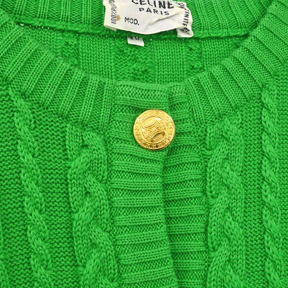 Celine Set Cardigan Shawl Green #40