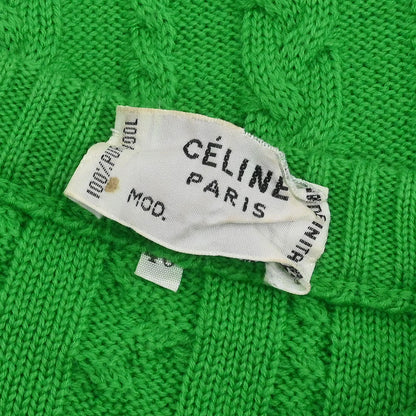 Celine Set Cardigan Shawl Green #40